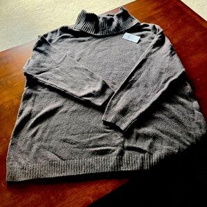 J Jill Brown Turtleneck Sweater New With Tags XL